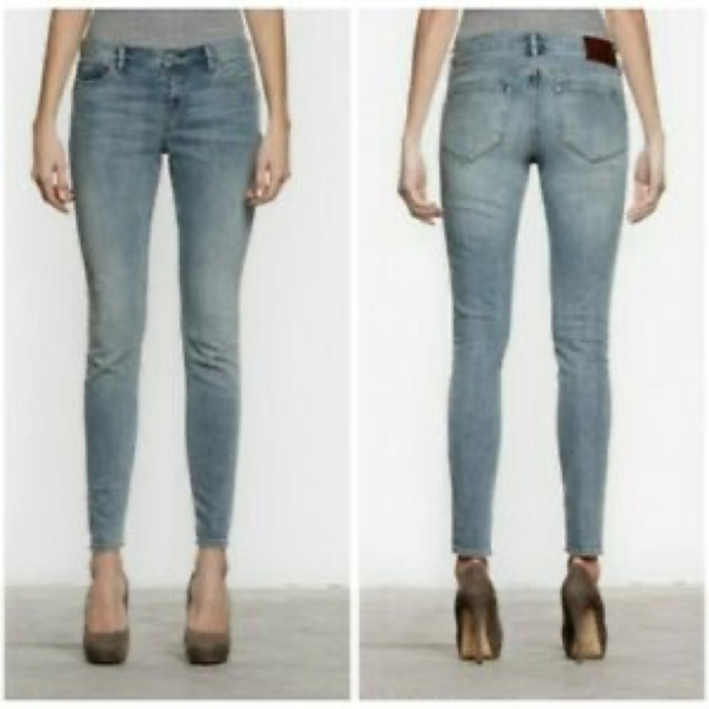 All Saints Ashby Low Rise Skinny Jeans Size 32